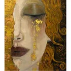 Полноразмерная 5D картина из страз сделай сам, картина Климт, 3D картина из страз, квадратная картина из страз, картина из страз, вышивка из мультфильма, 100%