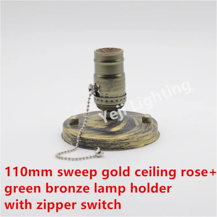 Настольная лампа Эдисона в винтажном ретро-стиле алюминиевая с цоколем E27