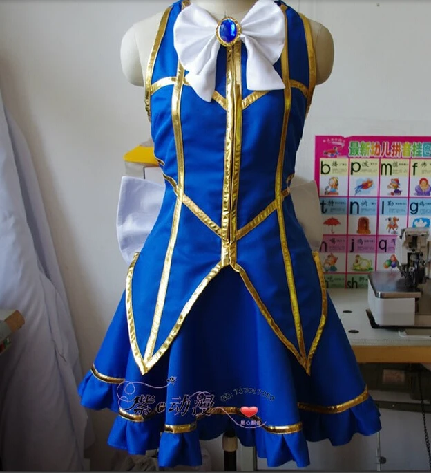 Аниме Fairy Tail Люси хартфилия по умолчанию униформа косплей костюм вечернее платье