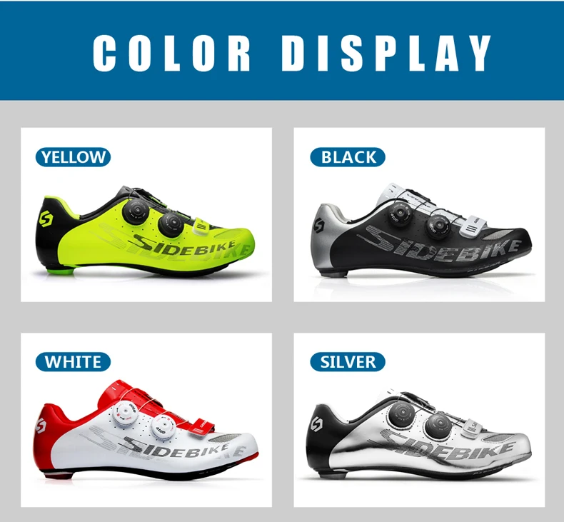 Sidebike/Мужская обувь для велоспорта из углеродного волокна; обувь для гонок; обувь для шоссейного велосипеда; ультралегкие самозакрывающиеся велосипедные кроссовки; дышащие профессиональные