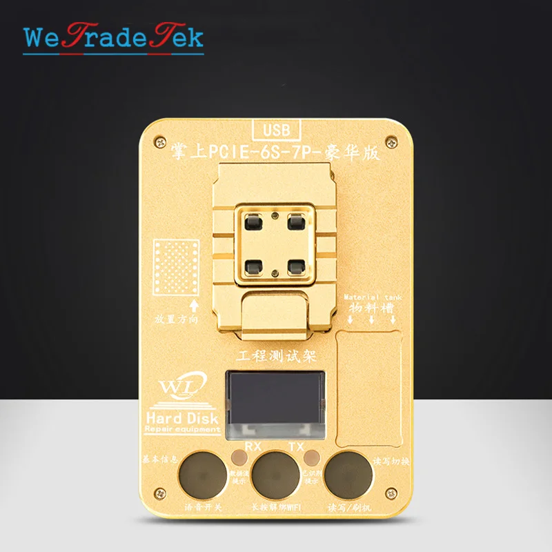 WL PCIE NAND Программист NAND тестовое приспособление для iPhone X 8 P 8 7 P 7 6SP 6 6 P SE 5 Оборудование для ремонта жесткого диска