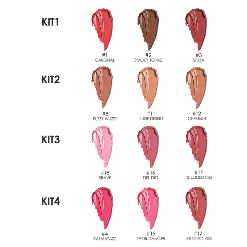 Помада Focallure 3 шт./компл. длинная фотопомада водостойкая Губная помада Косметика