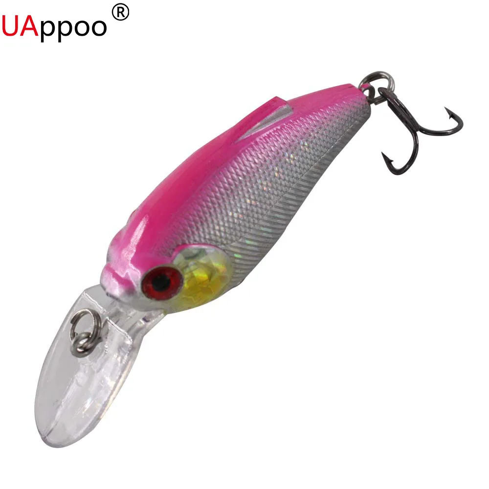 1 шт. плавающей минноу рыболовную приманку лазерная жесткий искусственные