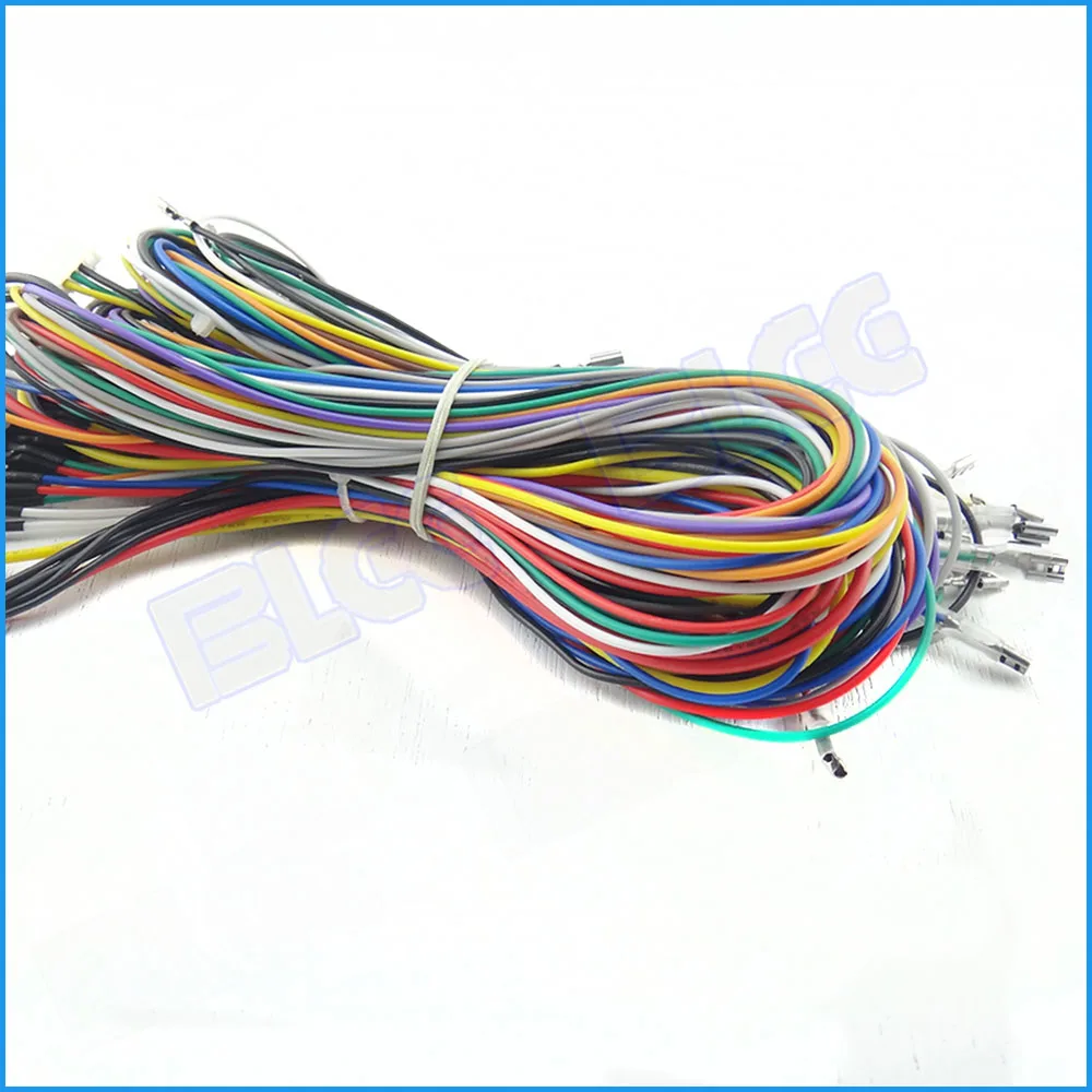 5 шт./лот 28pin Jamma жгут проводов с 6 кнопками действия для Multi Arcade игр аксессуары