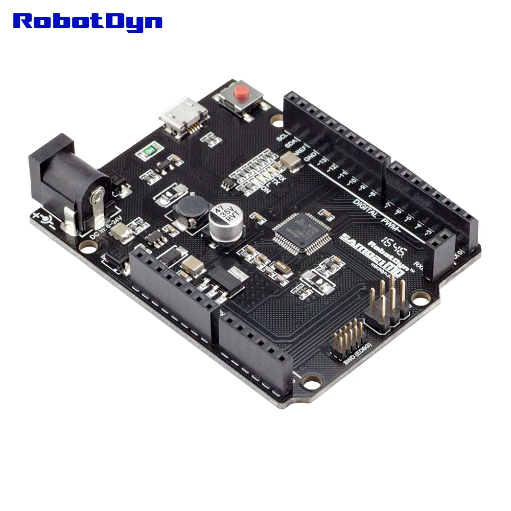 SAMD21 M0. 32-битный процессор ARM Cortex M0 ядро. Совместим с Arduino Zero, Arduino M0. Форма R3