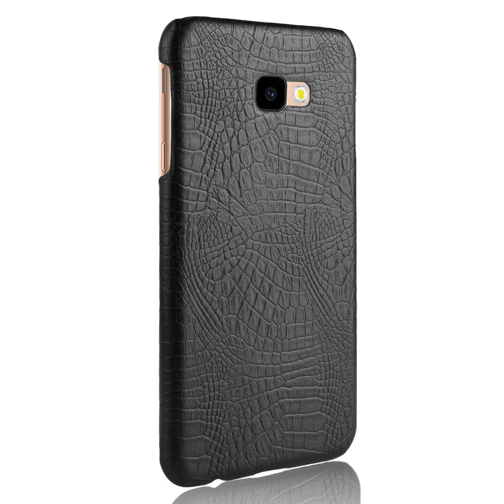 Жесткий чехол из крокодиловой кожи PU для Samsung J2 J4 Core J6 Prime J3 J8 J7 2018 DUO PRO MAX | Мобильные