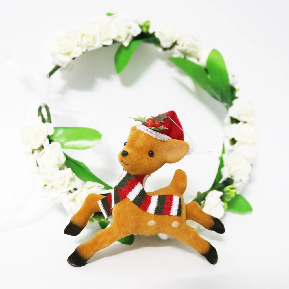 3 шт./упак. искусственная Рождественская елка украшения Подвески Олень куклы