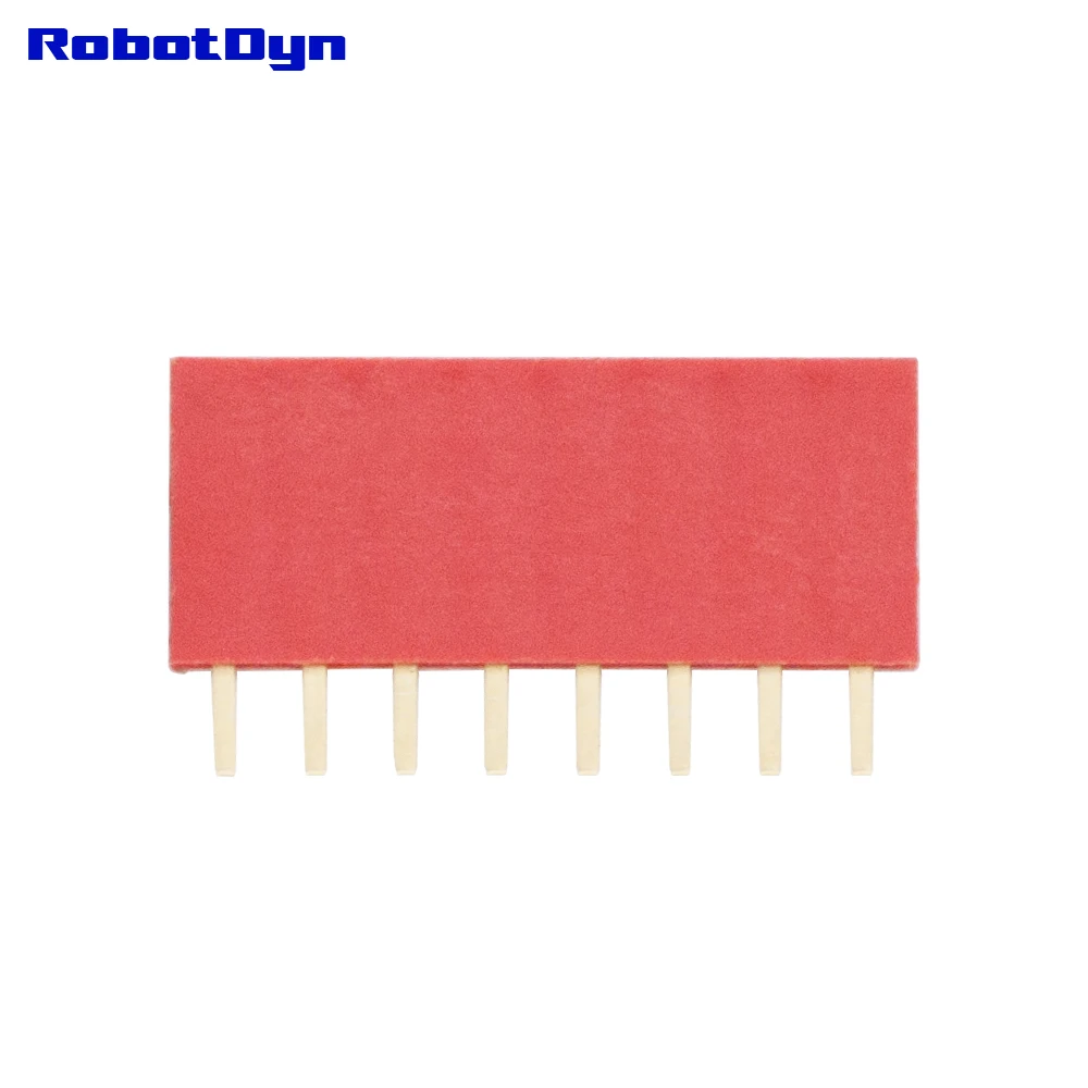 

Female Pin Header -RED 2.54mm Pitch, Straight, Single Row, DIP Type 10PCS for DIY Electronic