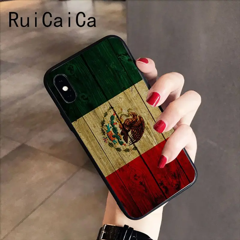 RuiCaiCa mexico flag DIY Luxury High-end Protector Phone Case for iPhone X XS MAX 6 6s 7 7plus 8 8Plus 5 5S SE XR | Мобильные