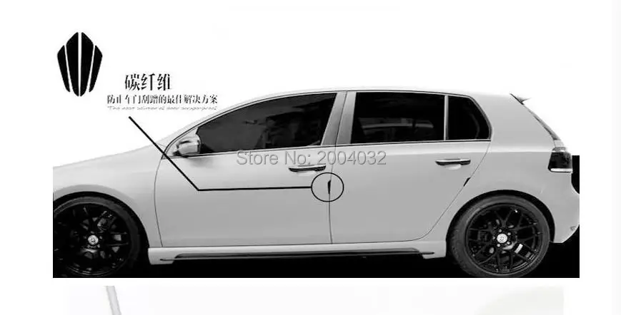 Защитные наклейки на боковые края двери автомобиля для volkswagen polo nissan qashqai renault logan