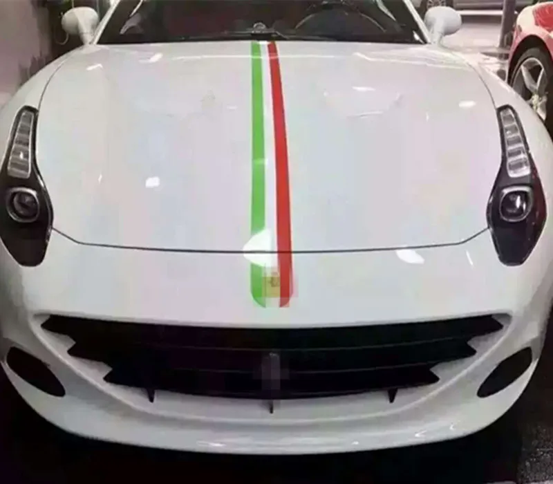 Автомобильный Стайлинг спортивный триколор ПВХ наклейки для всего тела