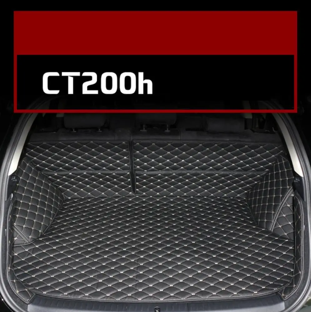 Коврик для багажника из волоконной кожи lexus ct200h 2012 2013 2014 2015 2016 2017 2018 2019