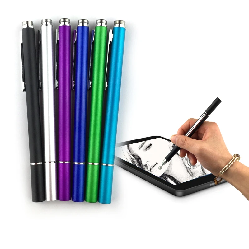 

1000pcs/lot New style Pro Fine Point Capacitive Touch Stylus Pen for Apple iPad Nexus 7 Galaxy Tablets Kindle Fire HDX Hot