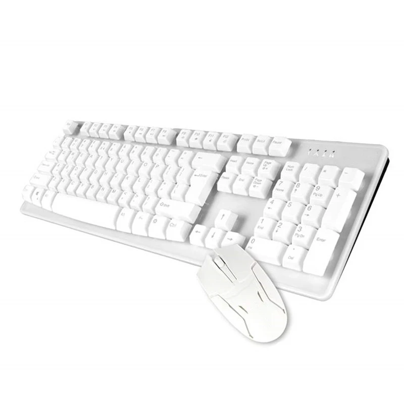 Эргономичный USB Gaming Keyboard Мышь геймер профессиональные комплекты 104 ключей