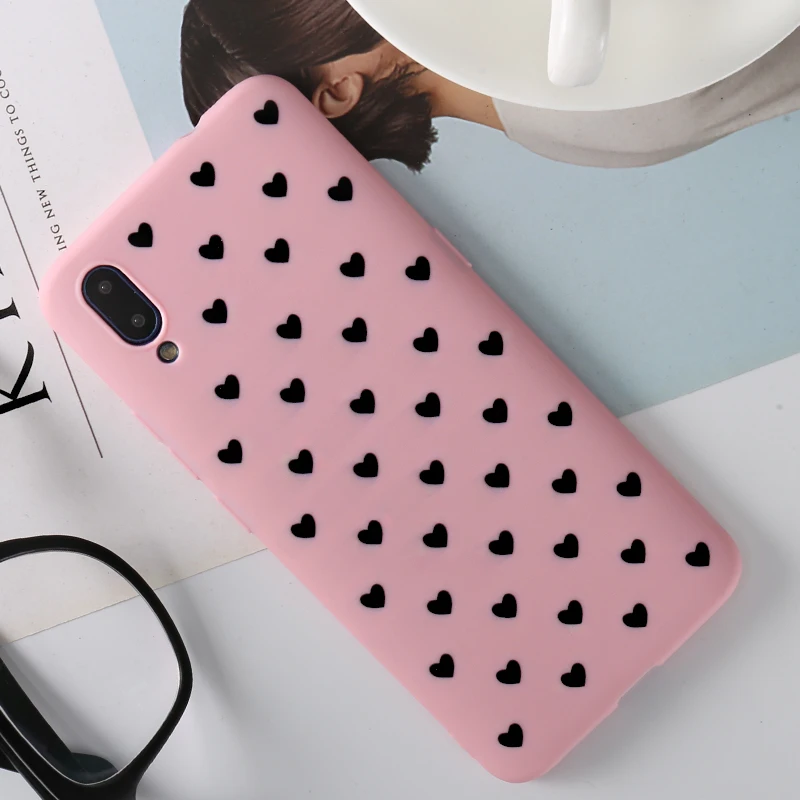 Милый черный розовый любящее сердце чехол для Oppo A7 A5s A3 A3s A5 Рено R11 R11s R7 R7s R9 R9s плюс