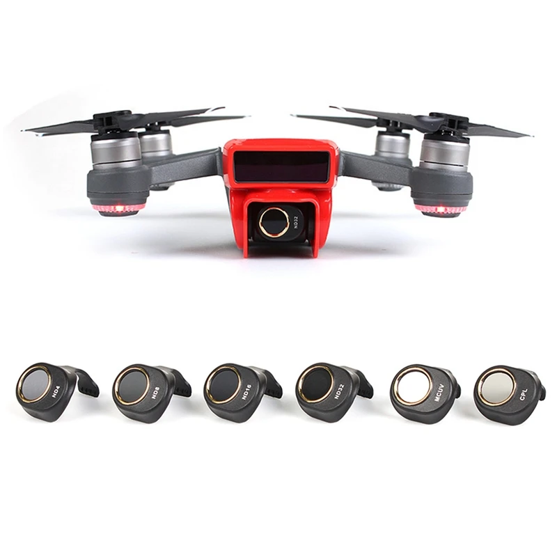 DJI Spark Drone Объективы для фотоаппаратов фильтр CPL MCUV/ND8/ND16/nd32 не влияет на Gimbal самоконтроля RC Камера Drone FPV-системы