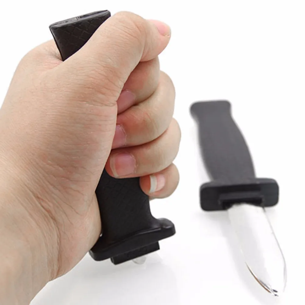 Лидер продаж! OCDAY Хэллоуин реквизит игрушки шутка Magic Пластик выдвижной Ножи