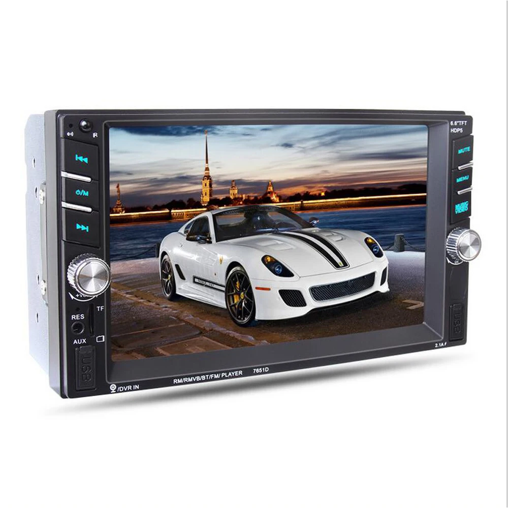 6 дюйма Автомобильный MP3 MP5 FM Player Авто аудио стерео TFT сенсорный экран 2 Din в тире