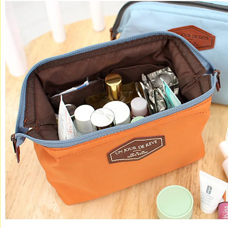 2017 новые винтажные косметички для макияжа Женская дорожная сумка органайзер