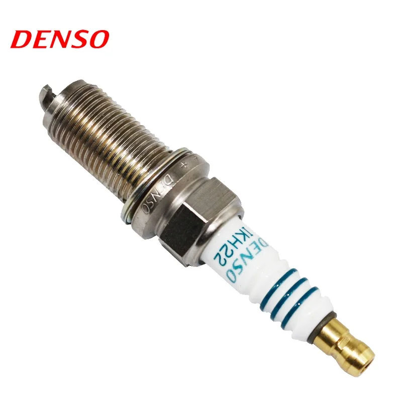 4 шт./компл. DENSO автомобильная свеча зажигания для Porsche Volvo Audi Citroen C4 Peugeot 206 307 408 Subaru Forester SG 2 5 T Iridium IKH22|Свечи и