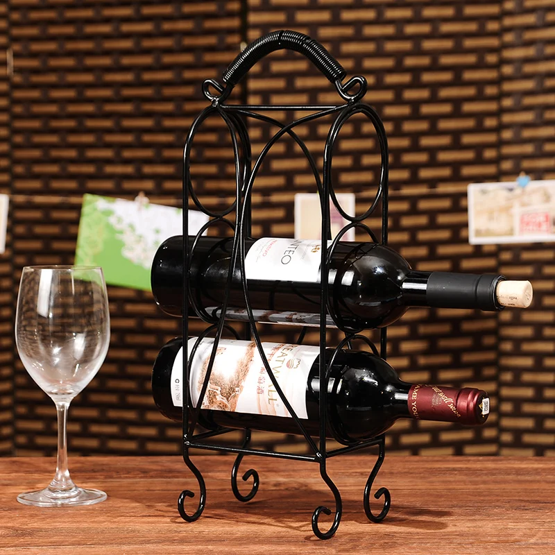 Креативная Винная стойка декоративная винная бутылка с рамкой мебель для