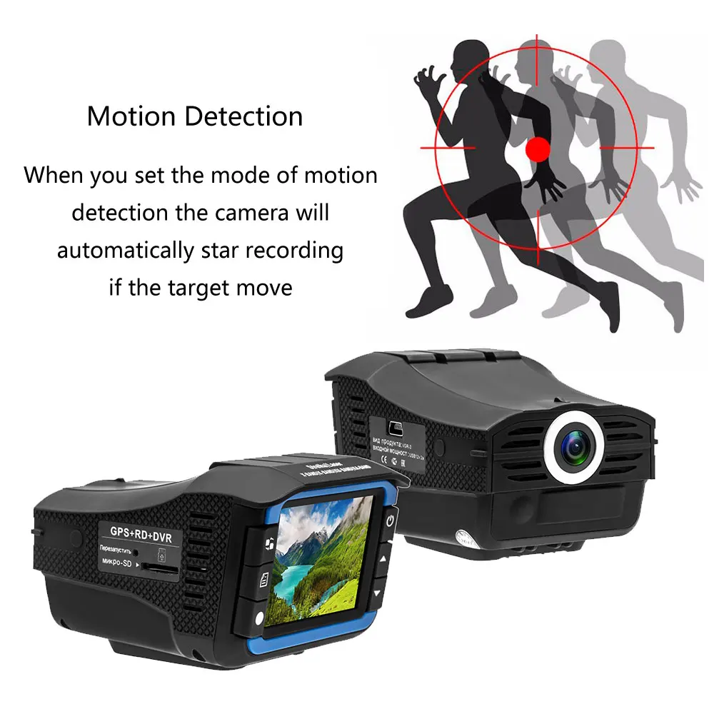 Авто 3 в 1 Dash Cam Автомобильный видеорегистратор радар-детектор gps трекер вождения