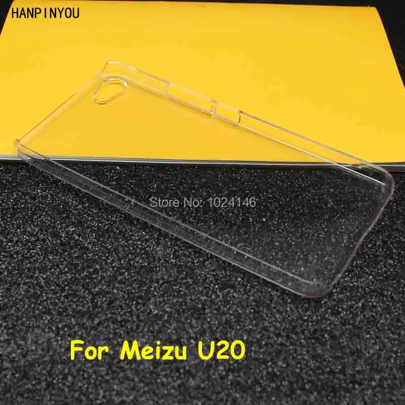 Для Meizu U20 новый тонкий кристально прозрачный Жесткий ПК чехол для задней панели