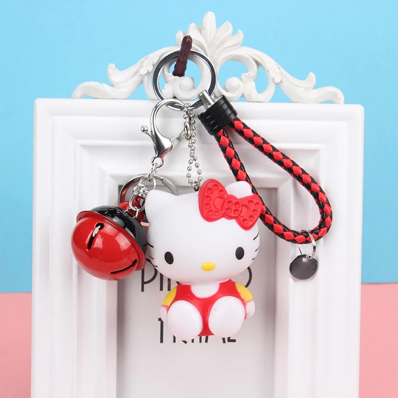 Новые Мультяшные милые брелки Hello Kitty куклы KT Cat очаровательные сумки для женщин и