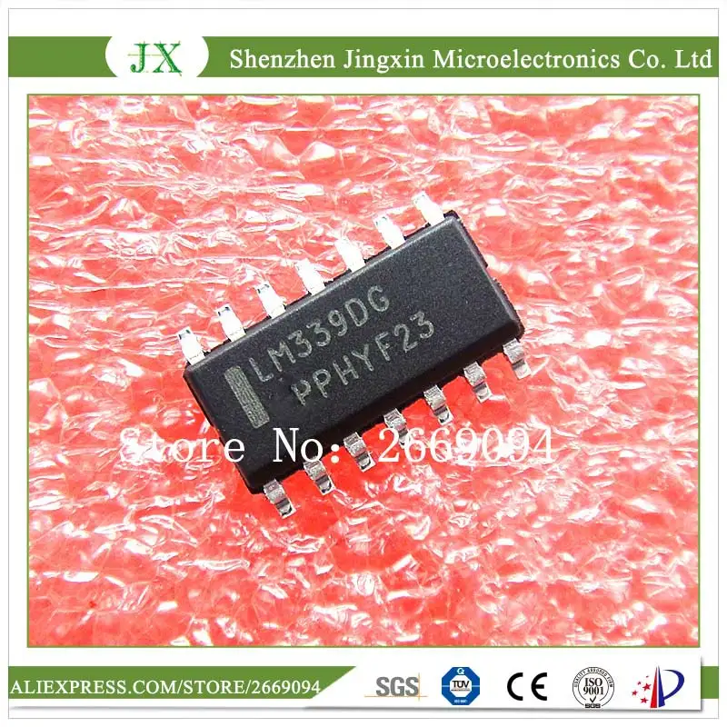 

Четырехканальный Компаратор напряжения LM339 LM339D LM339DG LM339DR SOP-14, 25 шт./лот, 100% новый оригинальный