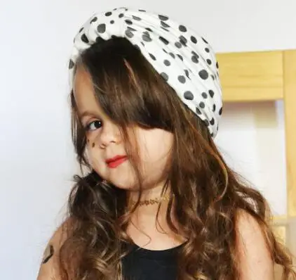 1 шт. детская вязаная шапка-тюрбан с бантом | Детская одежда и обувь