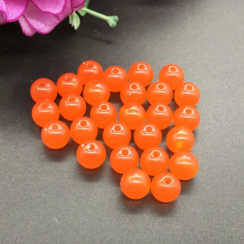 NiceBeads, 8 мм, 172 шт./лот, желе, акриловые бусины, модные, красивые, свободные, бусины для ювелирные изделия, изготовление браслетов, ожерелья - Цвет: 04