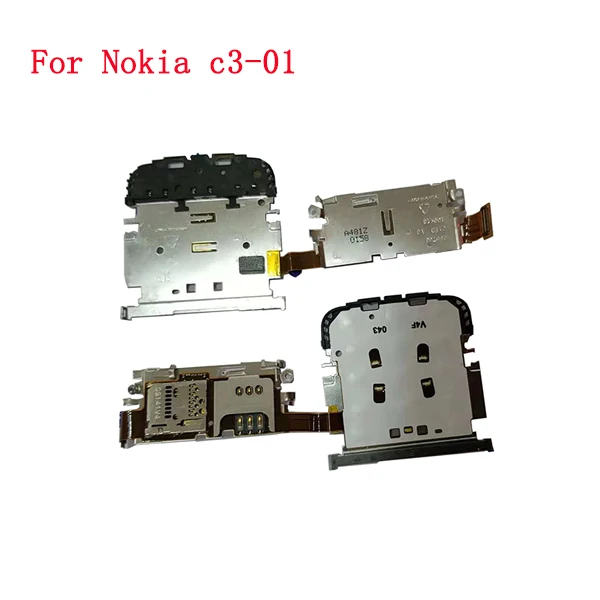 Гибкий кабель для считывания слотов sim карт AAA + качество Nokia Lumia 930 929 E52 N85 N86