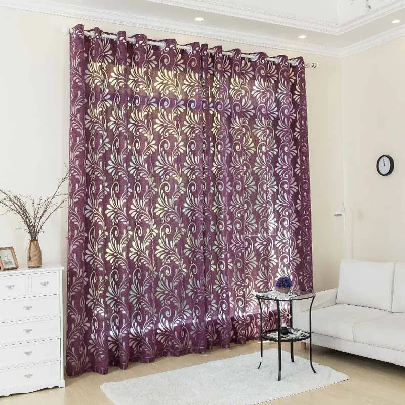 European Curtains For Living Room Bedroom Kitchen Drapes Fabric Jacquard Curtain Window Cortinas | Дом и сад