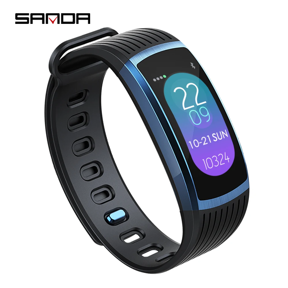 Sanda женские спортивные Смарт часы мужские Bluetooth фитнес с трекером кровяное