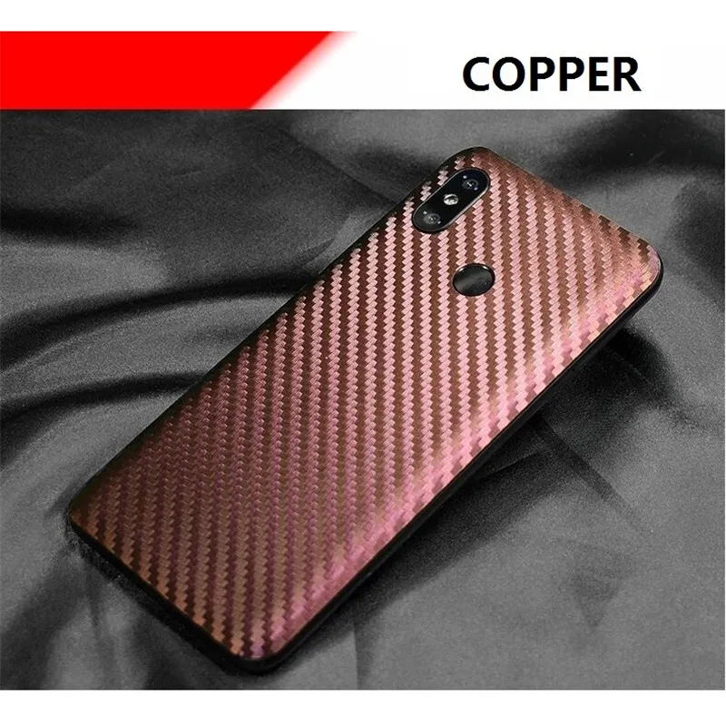 Наклейка для телефона s для Xiaomi mi 8 SE градиентная цветная 3D пленка из углеродного волокна наклейка для Xiaomi mi 8 Lite mi 8 mi 8SE защита для задней панели