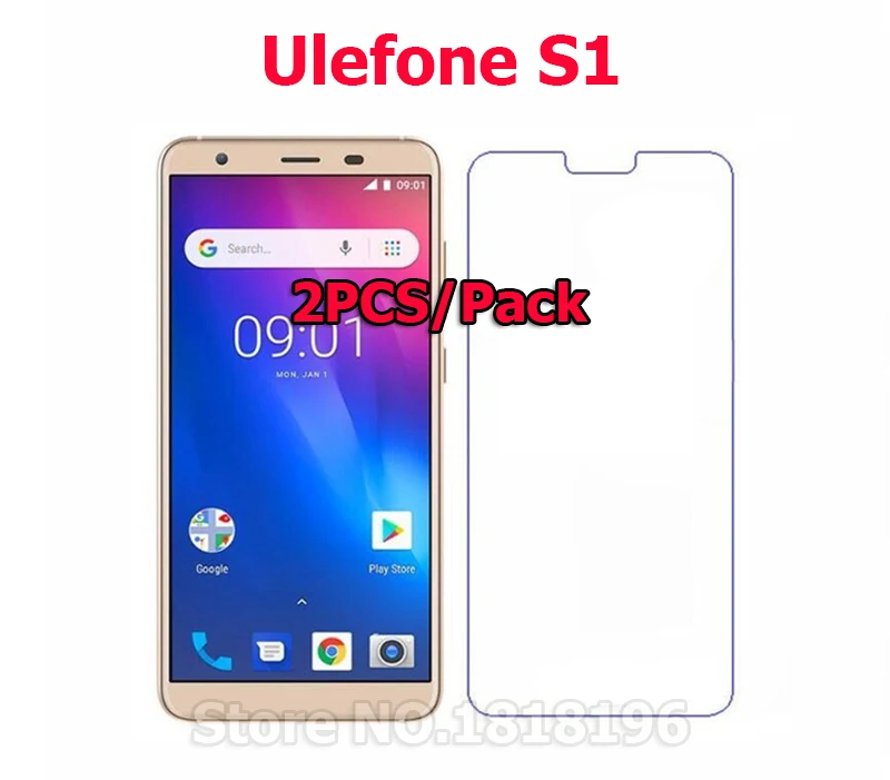 Закаленное стекло 9H для Ulefone S1 Защитная пленка экрана зеркальная 5 защитная