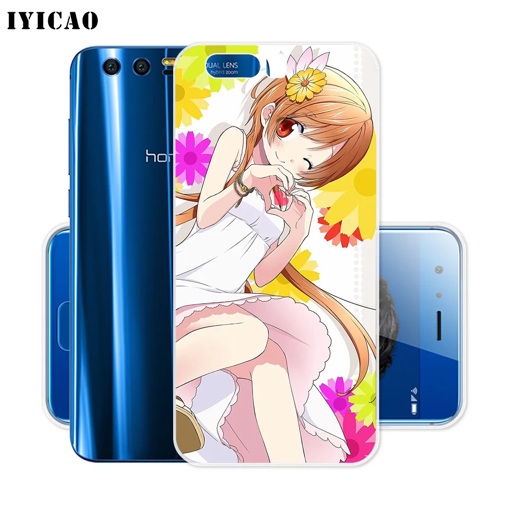 IYICAO Nisekoi мультяшный Мягкий силиконовый чехол для Huawei Y9 Y7 Y6 Prime 2018 Honor 8C 8X8 9 10 Lite 7X 7C 6A