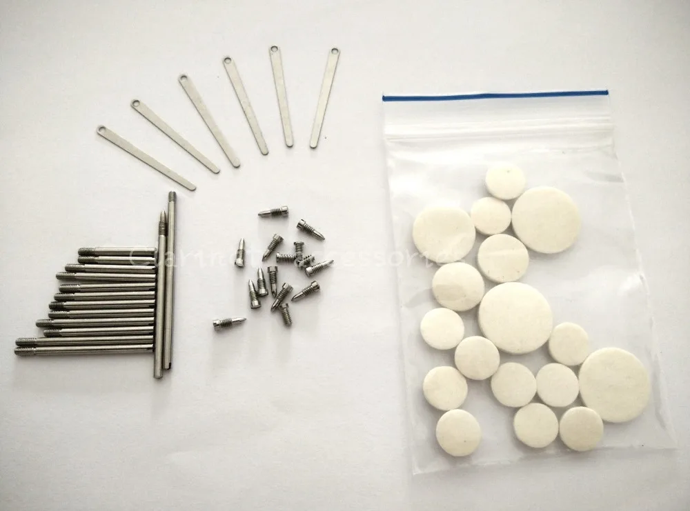 

Clarinet repair parts screws,parts+ Clarinet pads Complete Set of