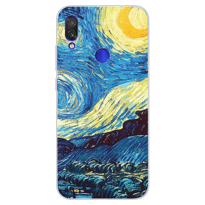 silicone case For Xiaomi Redmi Note 7 Case Soft TPU Back phone Cover 6A 6 clear protective bag |