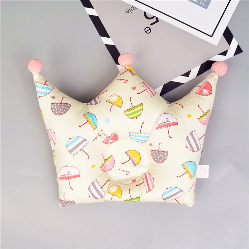 Style 6 Подушки для новорожденных с рисунком единорога из мультфильма; Подушка для сна; Предотвращающая появление плоской головы; подушка для младенцев в форме короны - Цвет: Style 6