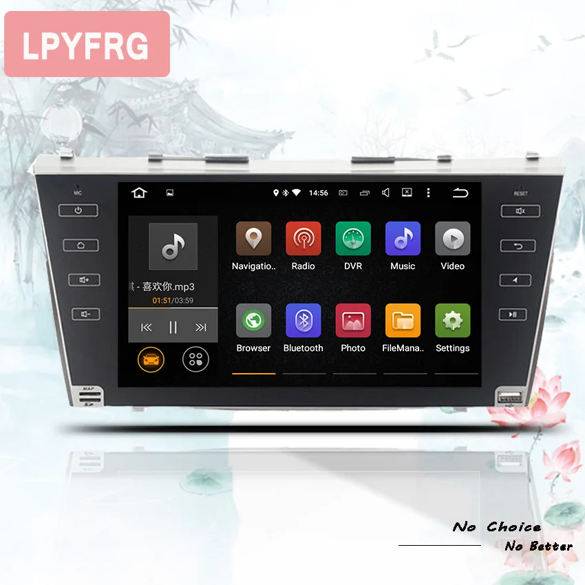 Автомобильный dvd плеер с gps Навигатором 4 + 64 ГБ android 10 0 для toyota camry 2007 2008 2009 2010