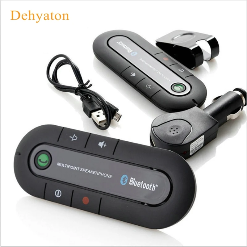 

Dehyaton Hands Free Bluetooth Car Kit Speaker Wireless Aux Bluetooth Speaker Bluetooth V4.0 for iPhone 5 6 Samsung s5 s6 HTC