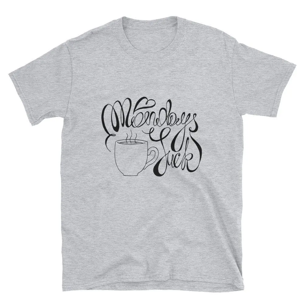 Футболка унисекс забавная с надписью сосать кофе рубашка рисунком линий и