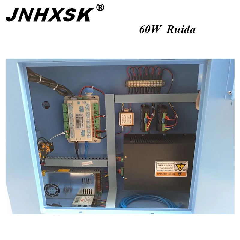 Заводская распродажа Лучшая цена купить Jinan JNHXSK 60 Вт cnc CO2 400*600 мм лазерный