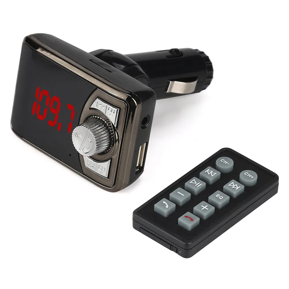 HIPERDEALE Bluetooth автомобильный комплект MP3-плеер беспроводной FM передатчик громкой связи USB TF SD удаленного челнока