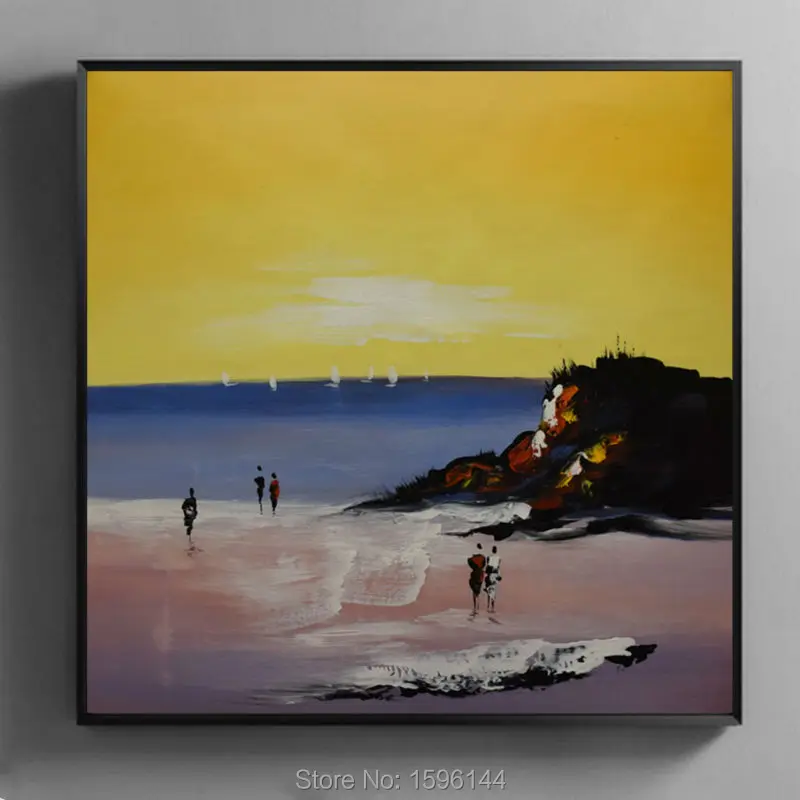 

Oil Painting Canvas Abstract Landscape Hand painted Wall art Picture for living room Home decor Modern Paintings #962