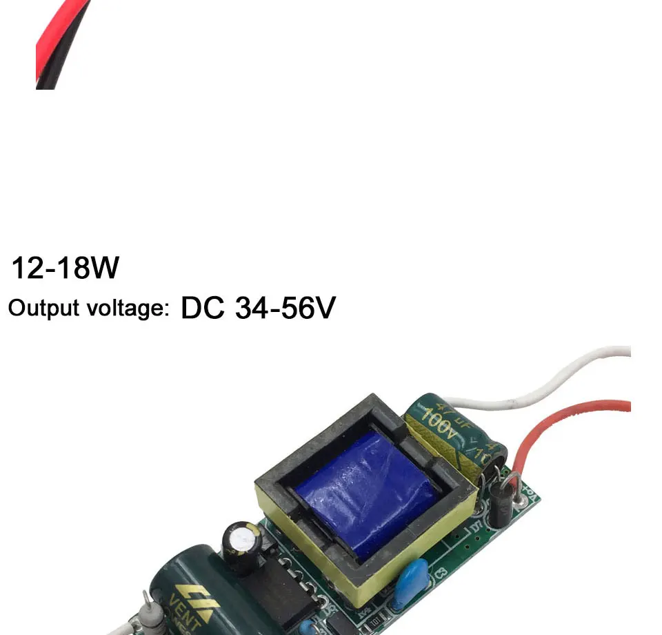 5W 10W 15W 20W 25W 30W 35 Вт с драйвером постоянного тока для светодиода 300mA AC 100V 220V DC/DC конвертер Питание трансформатор доска 50/60hz