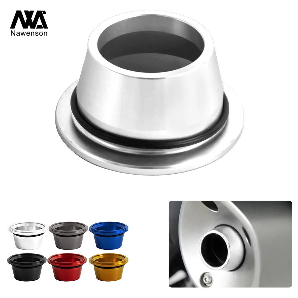 

High Quality Exhaust Tip Cover Motorcycle Accessories CNC Aluminum Exhaust Pipe Muffler For Yamaha Tmax 530 SX/DX 2017-2018