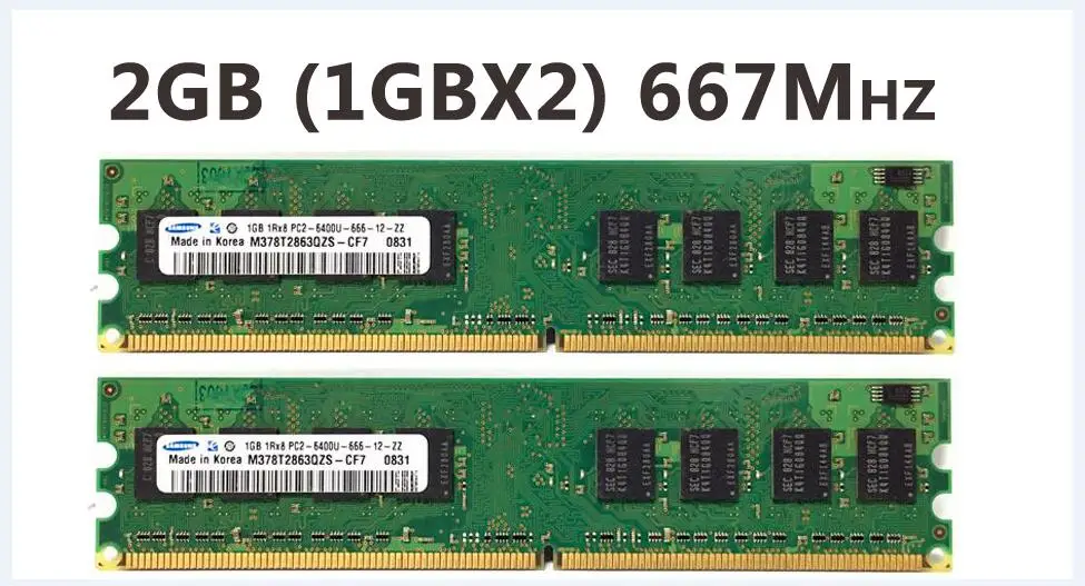 Двухканальная память DDR2 DDR3 для настольных ПК 2 ГБ 4 8 PC3 PC2 1333 МГц 1600 667 800 Гб RAM 2g