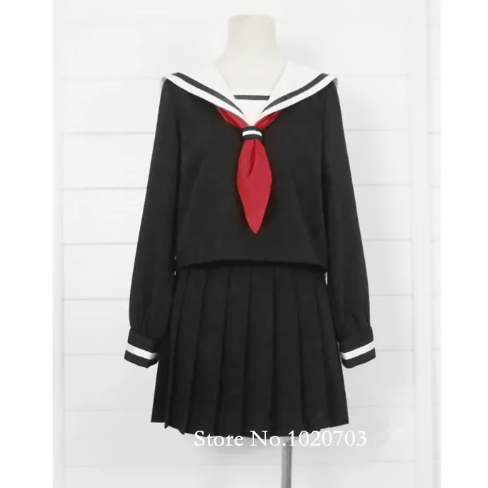 Школьная форма костюм для косплея адская девушка Ai Enma Jigoku Shoujo|cosplay school|cosplay school